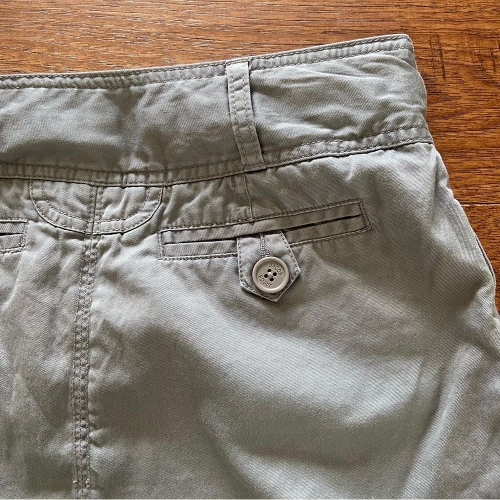 Y2K Gray Cargo Mini Skirt Low Rise Utility Indie Sleaze - Picture 5 of 11